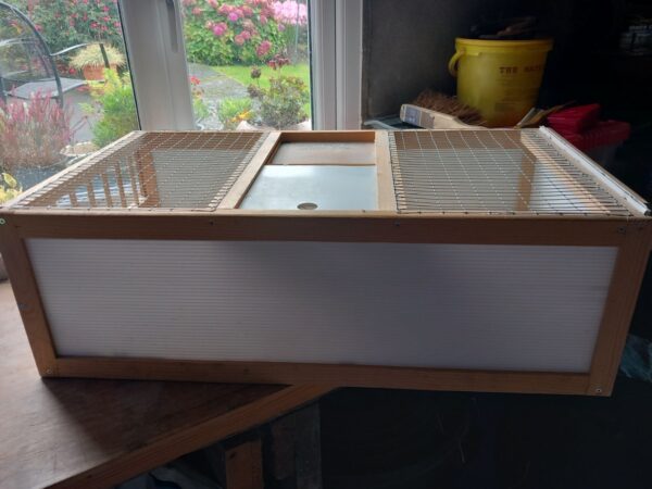Wooden Hamper With PVC Panels - Used But In Great Condition